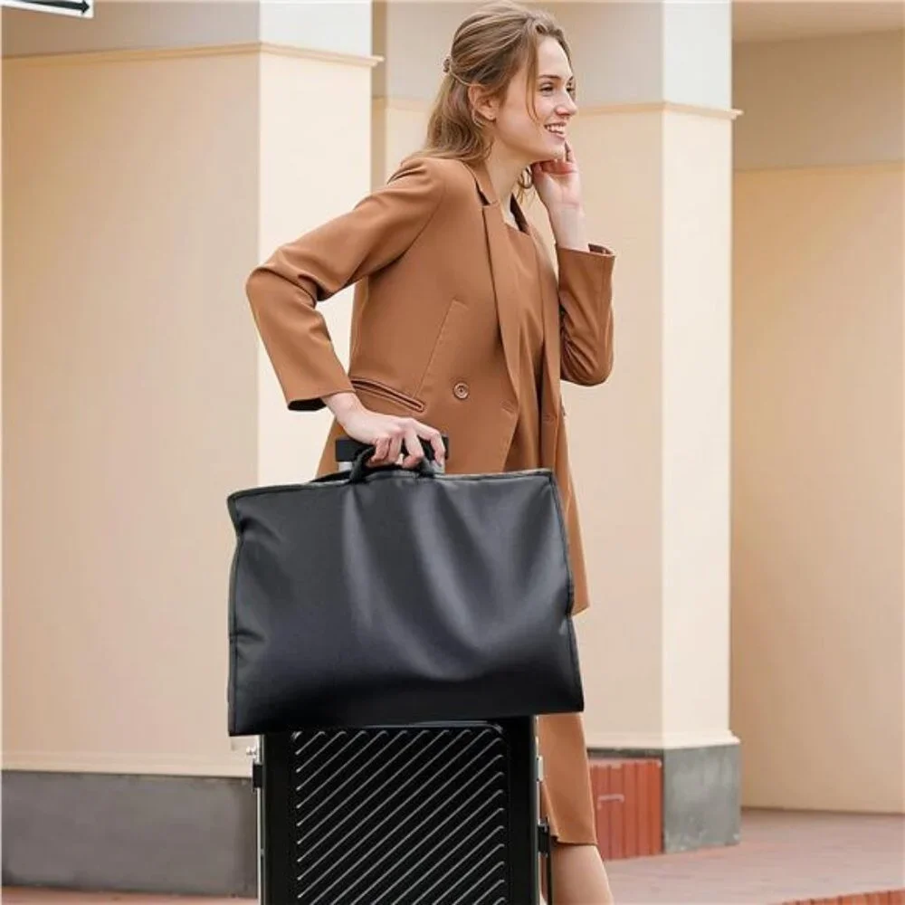 Suit Garment Clothes Travel Bag: 43 inch Lightweight Foldable Black Short